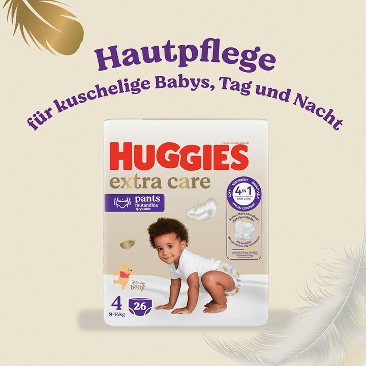 Produktbild Huggies Extra Care (Gr. 4, Monatsbox, 26 Stk.)