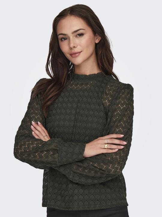 Actual product image JdY Lace-decorated top with long sleeves Top (XS)