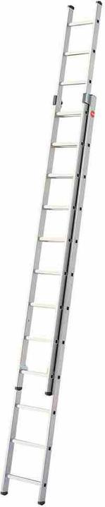 Produktbild Hailo S80 ProfiStep duo, Aluminium-Schiebeleiter 2-teilig, 2x12 Sprossen (Mehrzweckleiter, 14 cm)