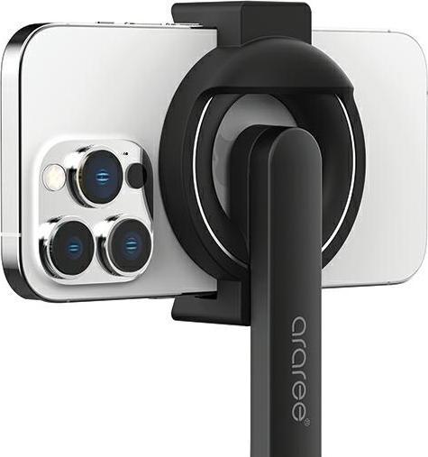 Actual product image Araree Selfie Stick Bluetooth Magfie POD biały/white MagSafe Tripod AR60-01727B
