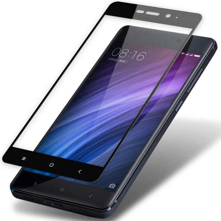Produktbild Screenguard Xiaomi Redmi 4X Full Screen Panzerglas Schutzfolie 2.5D 9H (1 Stück, Xiaomi Redmi 4X)