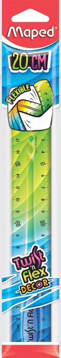 Actual product image Maped Twist'n Flex DECOR flat ruler, 200 mm, unbreakable (20 cm)