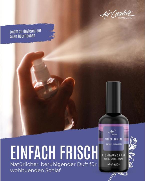 Produktbild AirCreative Bio-Raumspray "Tiefer Schlaf"
