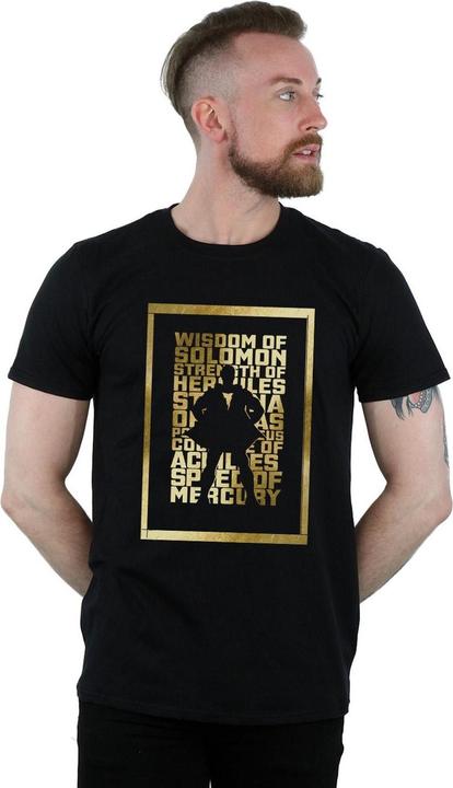 Produktbild Shazam Gold Text TShirt (5XL)