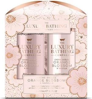 Grace Cole Körperpflege-Geschenkset Creme Brulee Orangenblüte Vanille - 3 Stück (Körperpflegeset)