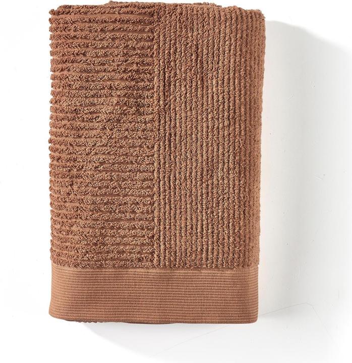 Actual product image Zone Denmark Classic shower towel 70 x 140 cm, terracotta (70 x 140 cm)