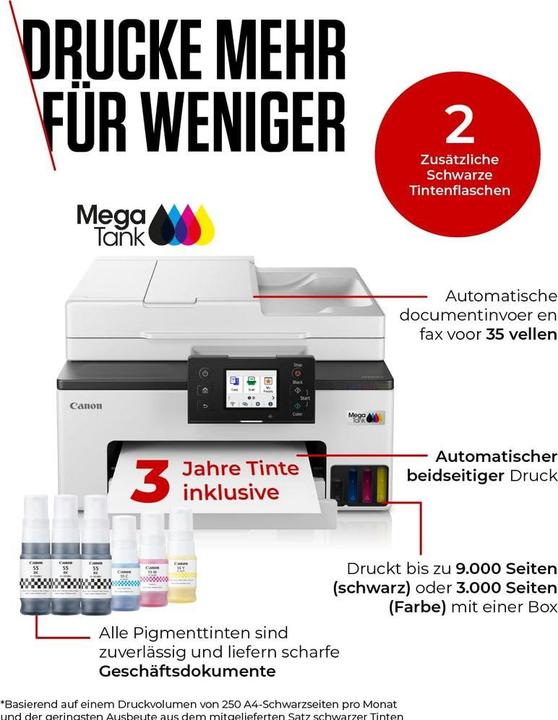 Image du produit Canon Maxify GX2050 (Réservoir d'encre, Couleur)