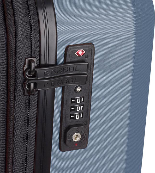 Immagine prodotto Gabol Set di valigie Montreal a 4 ruote 3 pezzi con piega elastica (121 l)