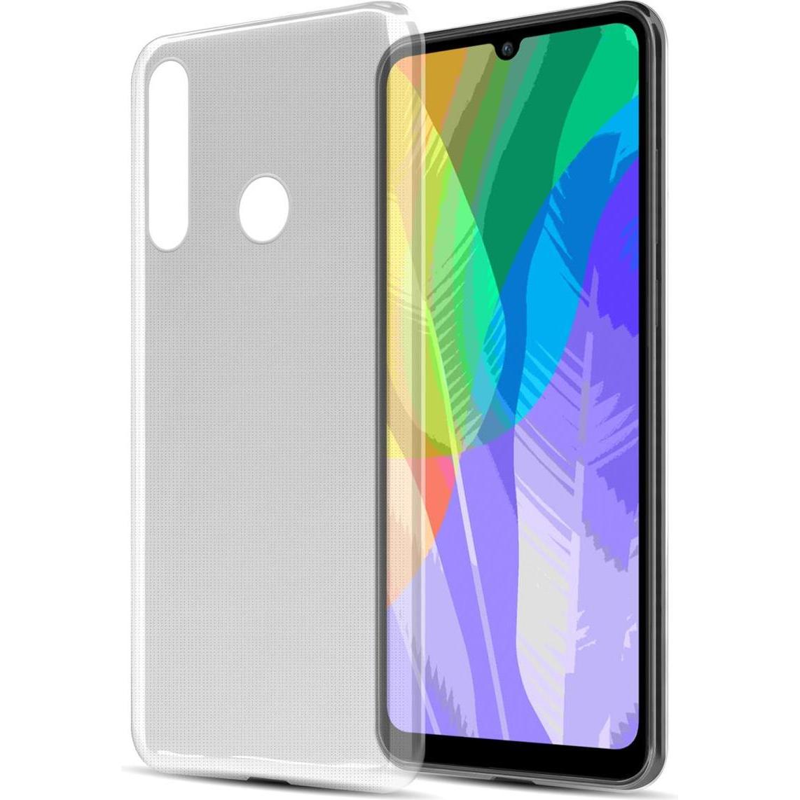 Cadorabo TPU Ultra Slim AIR Cover (Huawei Y6p), Smartphone Hülle, Transparent