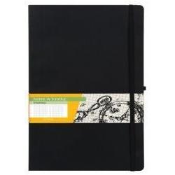 Antrax, Quaderni + Bloc notes, Quaderno B5 Grate Impression (233234) (B5, Quadretti, Copertina rigida)