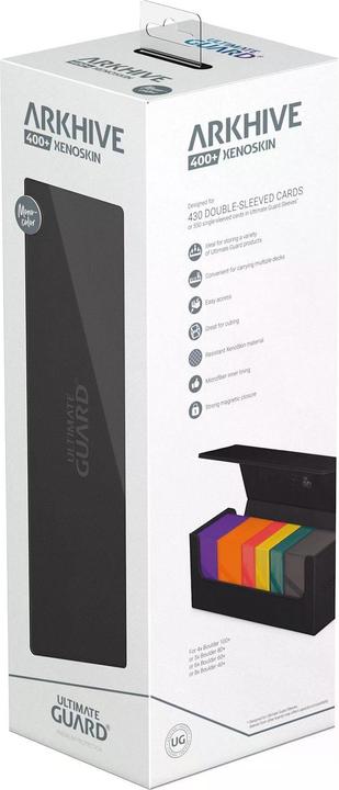 Immagine prodotto Ultimate Guard UGD011250 - Arkhive 400+ XenoSkin Monocolore, Nero