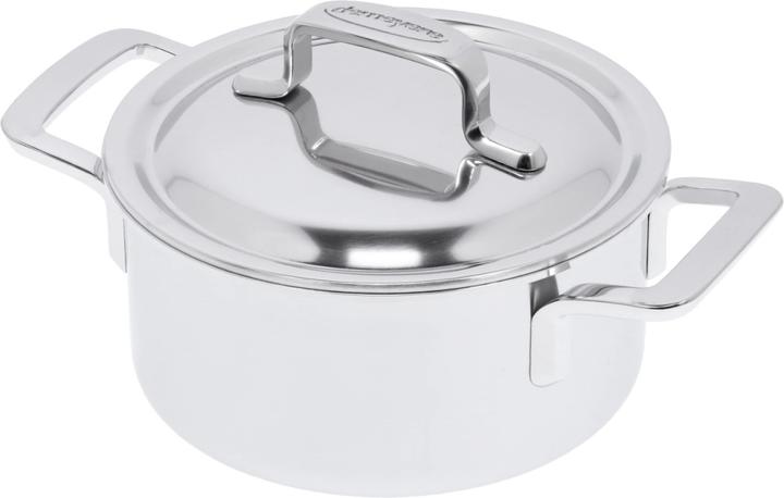 Actual product image Demeyere Intense 5 Casserole 16cm with double-walled lid (Pot, Stainless steel)