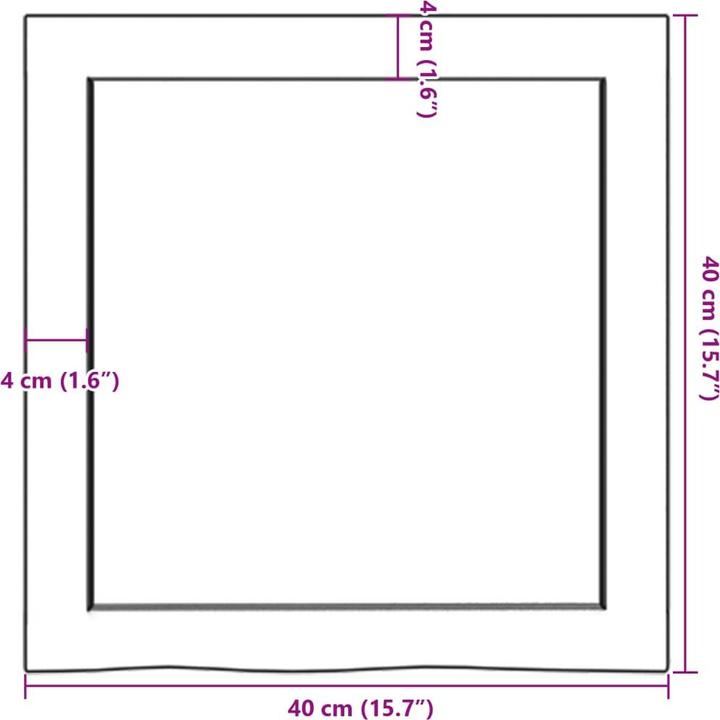 Immagine prodotto vidaXL Lian (40 x 40 x 6 cm)