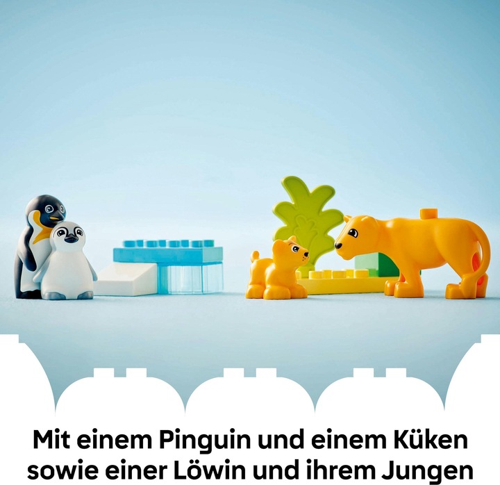 Image du produit LEGO Wildtier-Familien: Pinguine und Löwen (10442)