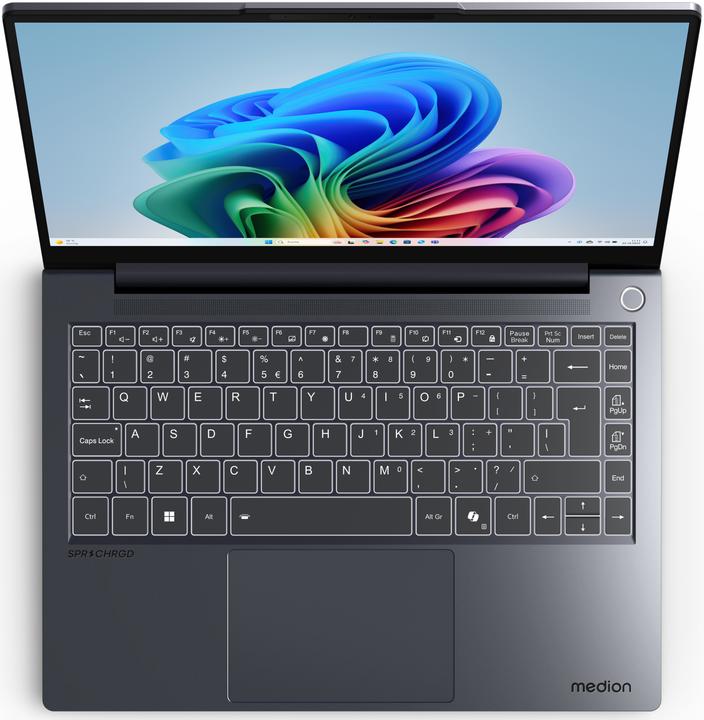 Image du produit Medion SPRCHRGD 14 S2 (14", Intel Core Ultra 7 258V, 32 Go, 1000 Go, CH)