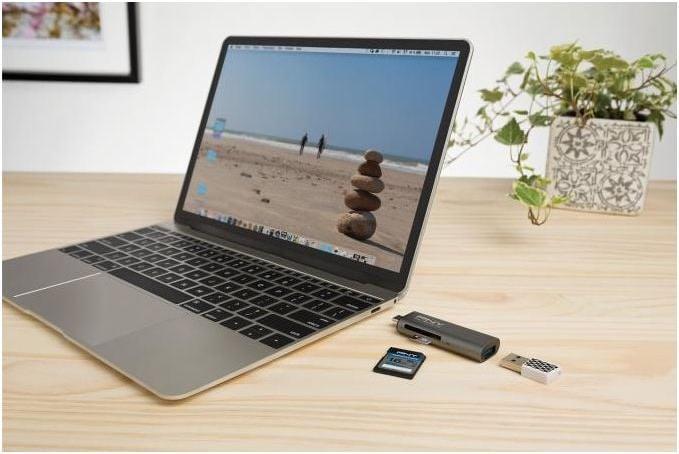 Produktbild PNY Card Reader/Adapter RTCUA3N USB Typ C/A (USB 2.0, USB 3.1)