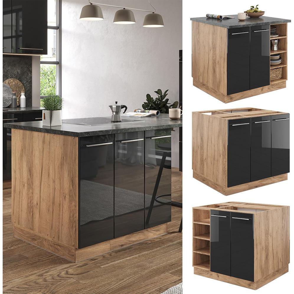 Thumbnail - Vicco, Regal, Kücheninsel Fame-Line (90 x 82 x 90 cm)