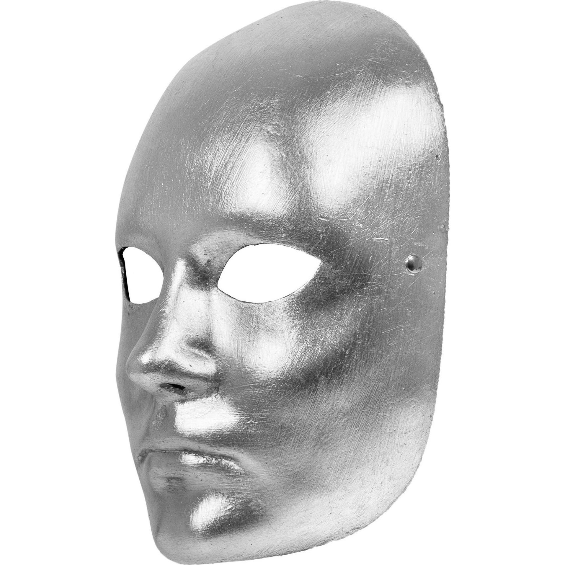 Thumbnail - Maskworld Volto argento Maschile