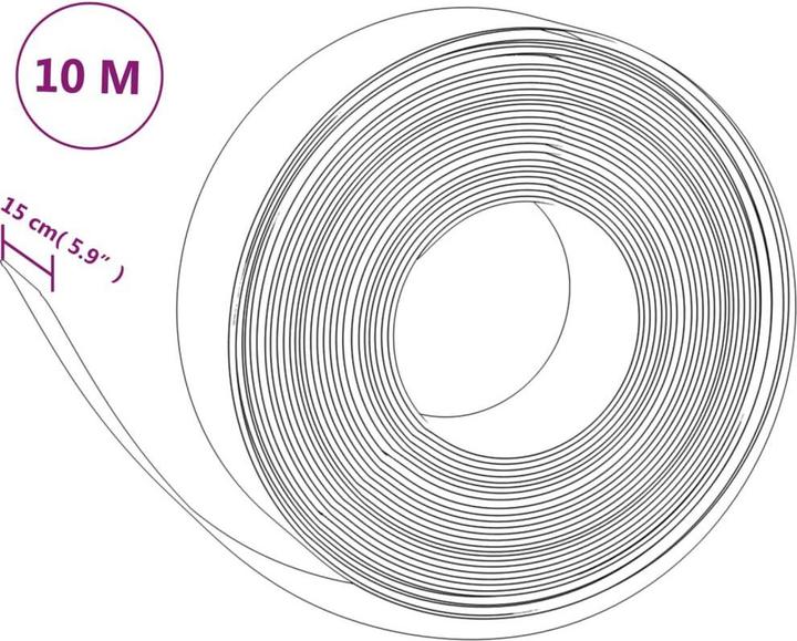 Actual product image vidaXL Rasenkante (1000 cm)
