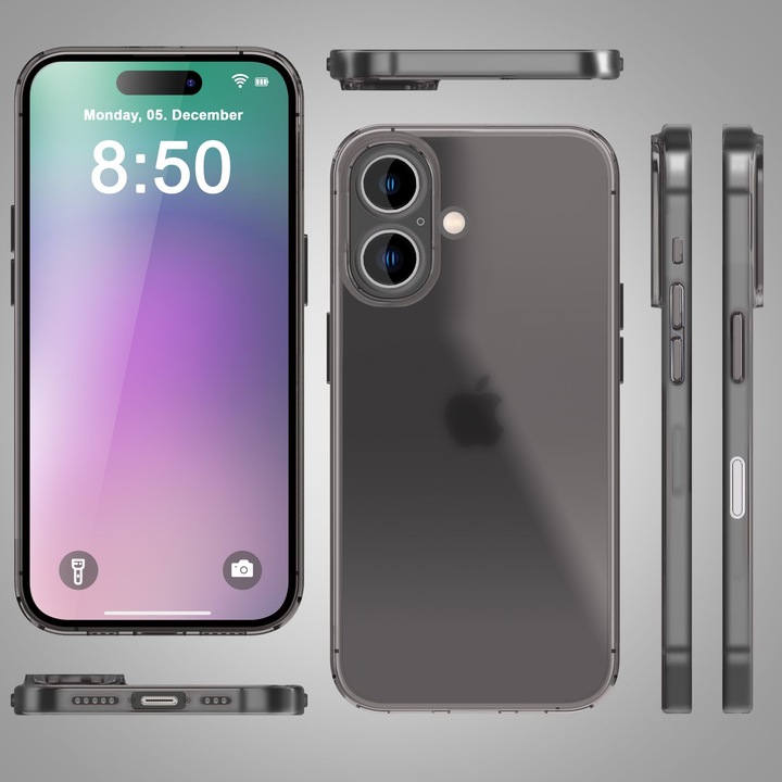 Actual product image Nalia Extremely Thin 0.3mm Matt Hardcase (Apple iPhone 16)