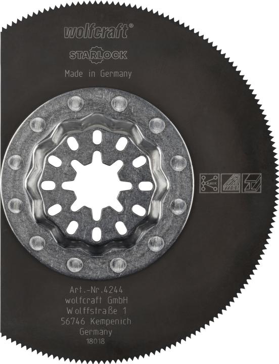 Produktbild wolfcraft 1 Segmentblatt HSS, SL, Ø 85 mm