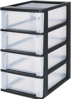 Productafbeelding Iris Ladekast 4x 7 liter (26 x 35,5 x 49 cm, 7 l)