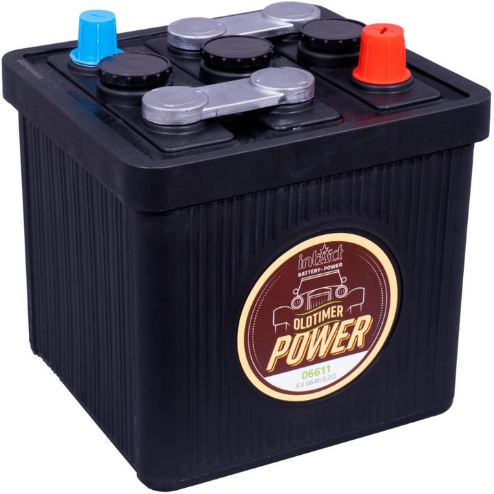 Intact Oldtimer-Power 66Ah 6V Oldtimerbatterie 06611 (6 V, 66 Ah, 360 A)