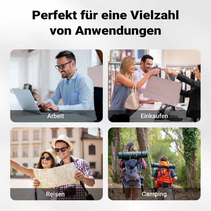 Produktbild Wiltec Gepäckträgertasche grau 25l Fahrradtasche Rucksack Gepäcktasche (25 l, Gepäckträgertasche)