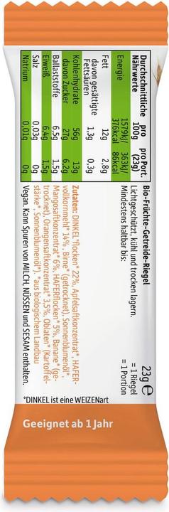 Immagine prodotto Freche Freunde Barrette di grano (132 g)