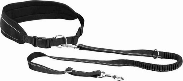 Trixie waist strap with leash, nylon (M, Dog, Jogging)