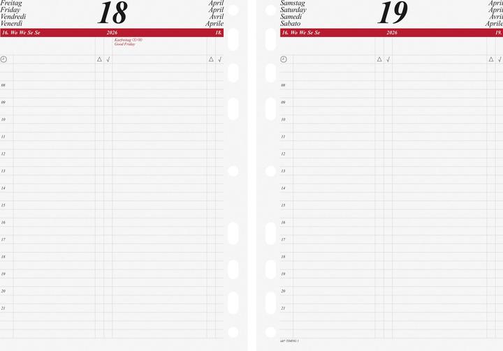 Actual product image Idé TIMING Jahresinhalt (A5)