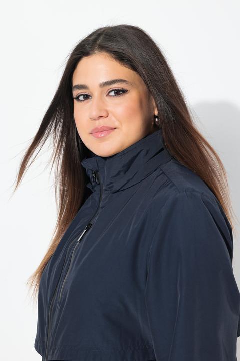 Actual product image Ulla Popken Parka, Zipper-Seitenschlitze, Kapuze, Zipptaschen (56)