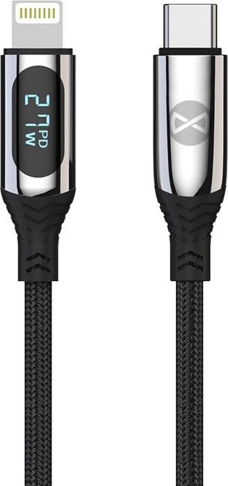 Produktbild Forever LCD-Kabel USB-C - Lightning 1,0 m 27W schwarz (1 m, USB 3.2 Gen 1)