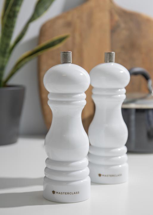 Productafbeelding Master Class MasterClass 17cm kapstokmolen - Wit, geschenknummer (Peper, Zout)
