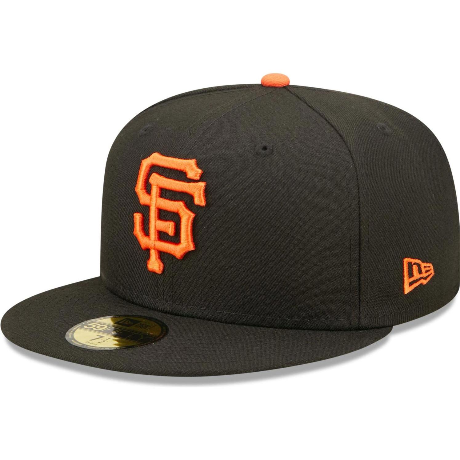 New Era, Herren, Cap, 59Fifty Cap AUTHENTIC ON-FIELD San Francisco Giants, Schwarz, (6 7/8)
