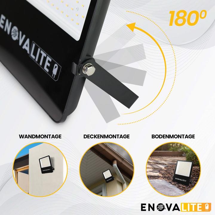 Produktbild Enovalite ELED 400101 - LED-Flutlicht, 150 W, 4000 K, 19500 lm, IP65 (19500 lm, IP65)