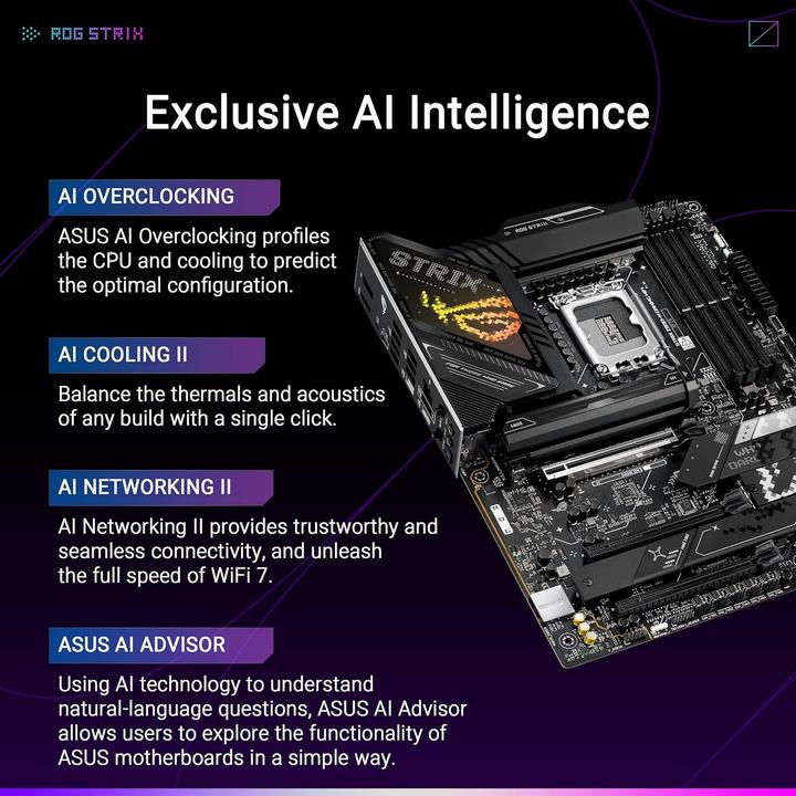 Productafbeelding ASUS ROG STRIX Z890-H GAMING WIFI (LGA 1851, Intel Z890, ATX)