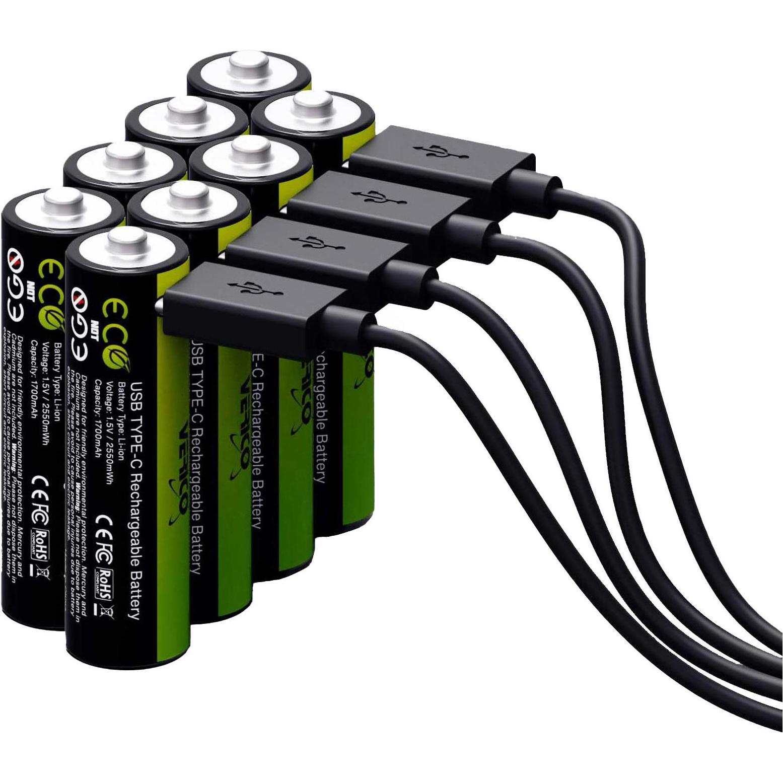 Verico Loopenergy (8 Stk., AA, 1700 mAh), Batterien + Akkus