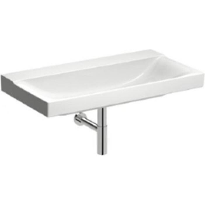 Geberit, Waschbecken, Waschtisch Xeno 90 cm wei mit KeraTec Glasur ohne Hahnloch 500532011 (480 mm, 900 mm)