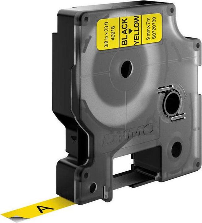 Actual product image Dymo juosta S0720730 (juoda ant geltonos) D1 tipo (0.90 cm, Yellow)