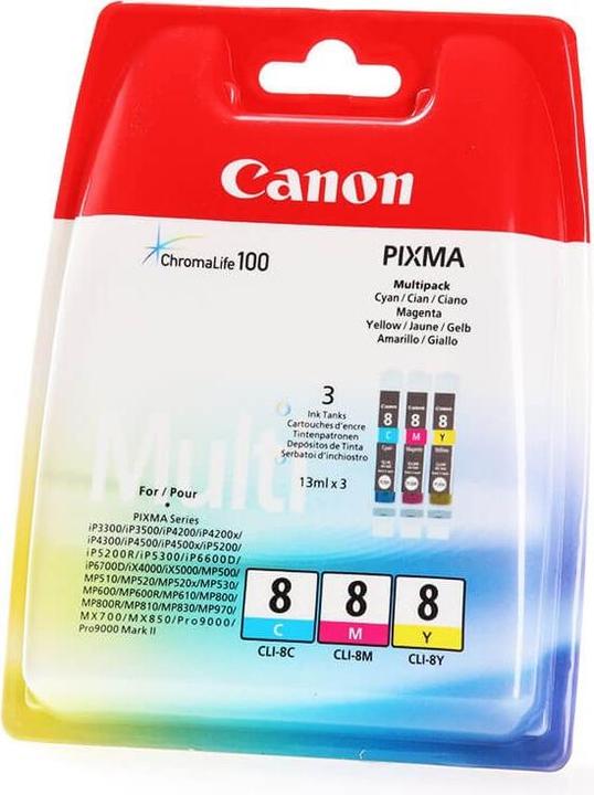 Image du produit Canon CLI-8 Multipack (M, C, Y)
