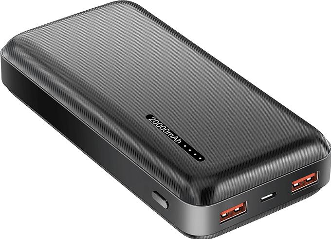 Produktbild LogiLink Powerbank 20.000 mAh, schwarz (20000 mAh, 20 W)