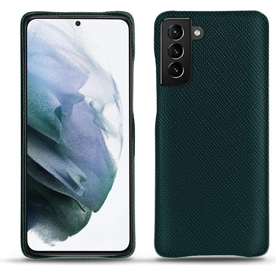 Noreve Lederschutzhülle (Samsung Galaxy S21+), Smartphone Hülle, Grün