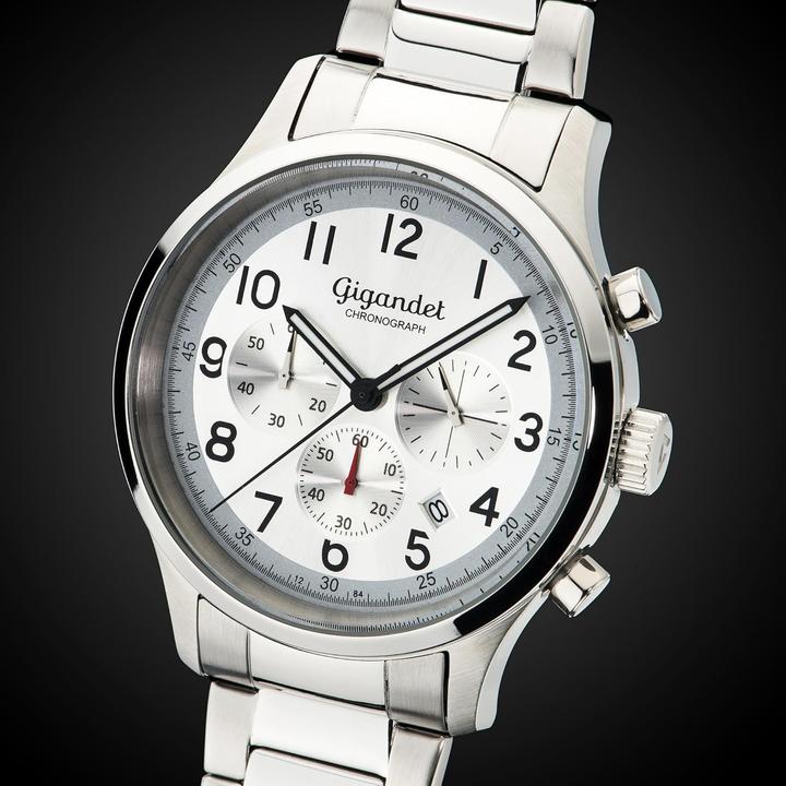 Produktbild Gigandet Elegante Chronographenuhr mit Stoppfunktion und 50 m Wasserdichtigkeit
