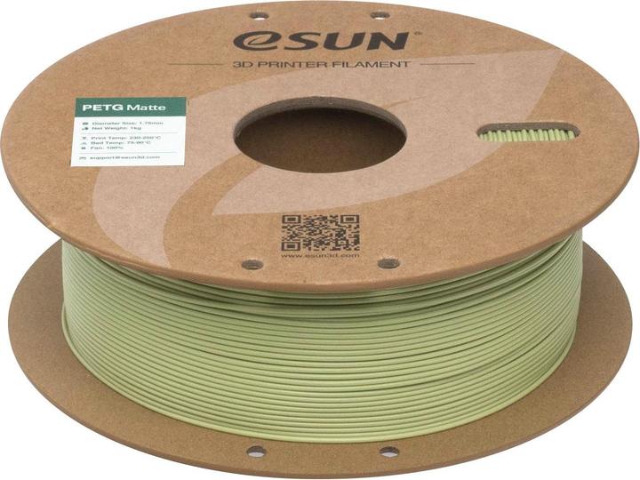 Produktbild eSUN Filament PETG-Matte Matchagrün 1.75 mm 1 kg (PETG, 1.75 mm, 1000 g)