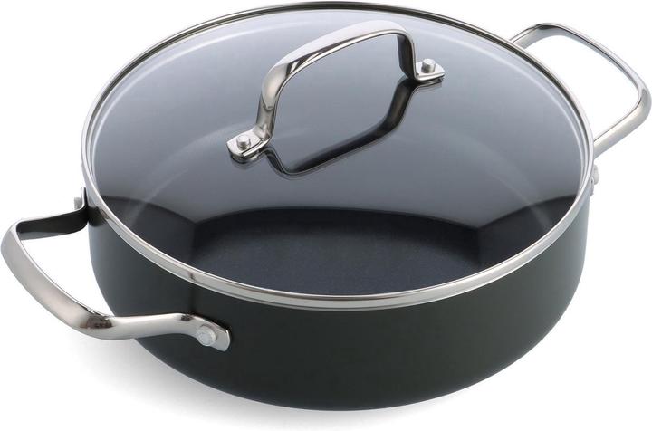 Dagelijkse Kost stoofpan met keramische antikleeflaag met deksel 28cm (CC008069001) (Aluminium)