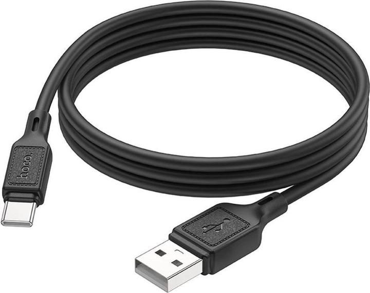 Produktbild Hoco USB-A to USB-C Kabel X90, 60W, 3A, 1m, Schwarz (1 m, 60 W)