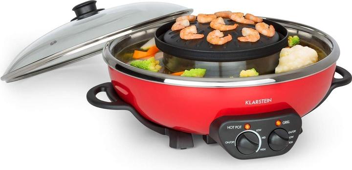 Actual product image Klarstein Hot Pot und Grillplatte