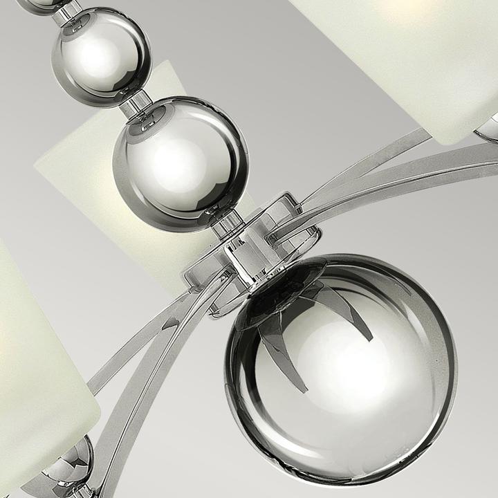Produktbild Elstead Lighting Zelda Kronleuchter E27 5-fach Poliertes Nickel (68.60 cm)