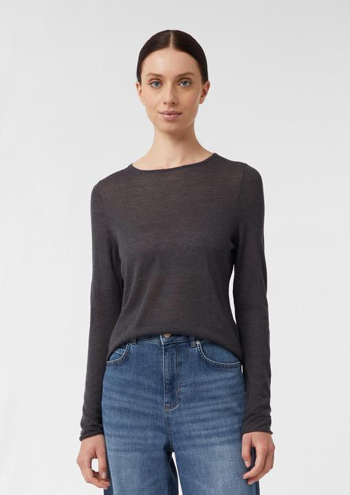 Produktbild Comma Strickpullover Leicht transparenter Feinstrickpullover (38)